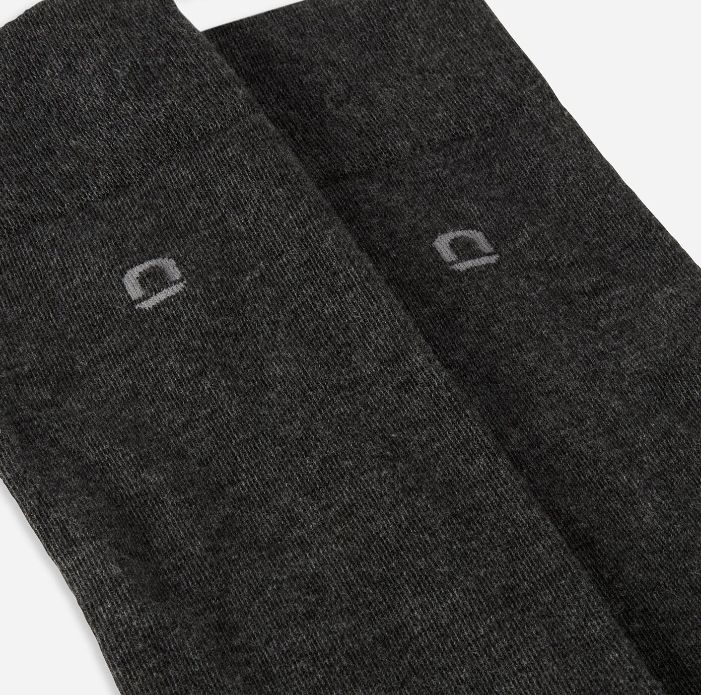 Businesssocken OLYMP "Doppelpack OLYMP Comfort Sock", Herren, Gr. 43-44, grau (anthrazit), Baumwollmischung, Socken Businesssocken, Baumwollmischung, Basic anthrazit 43-44