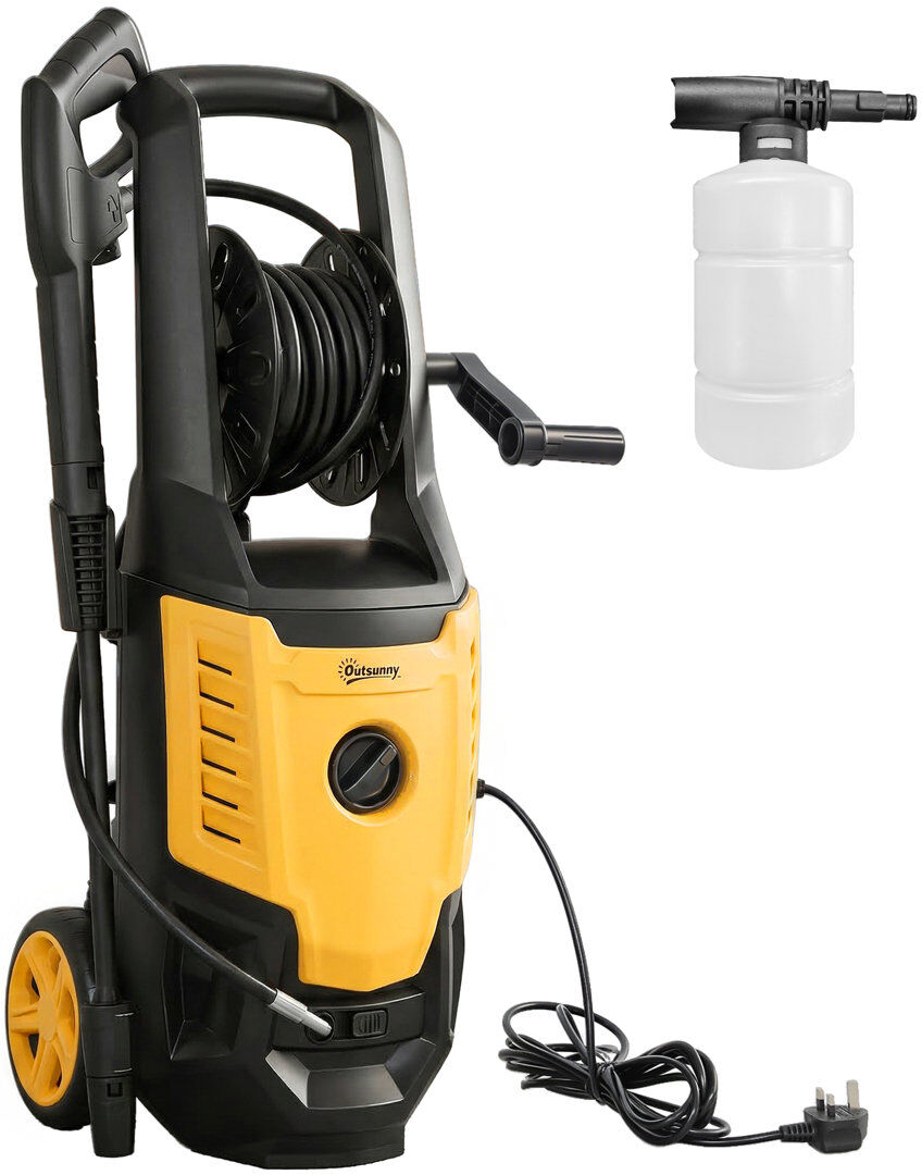 Outsunny 2200W Power Washer 170 Bar Pressure with Adjustable Nozzle