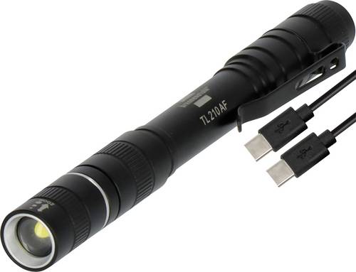 Brennenstuhl TL210 AF 1173750003 LED Taschenlampe mit USB-Schnittstelle akkubetrieben 200lm 13h