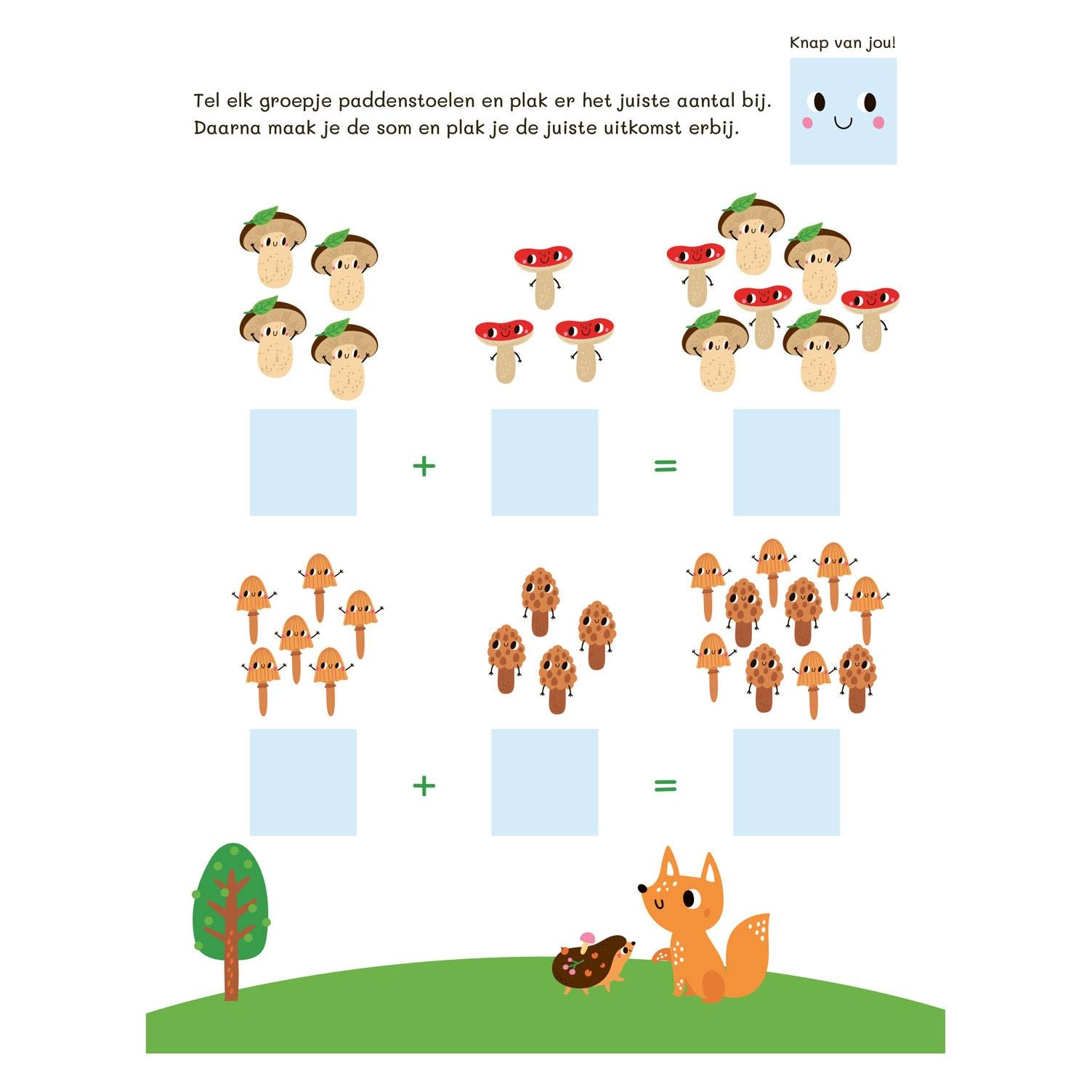 Deltas Ik leer rekenen met stickers (6-7 j.) (49161832)