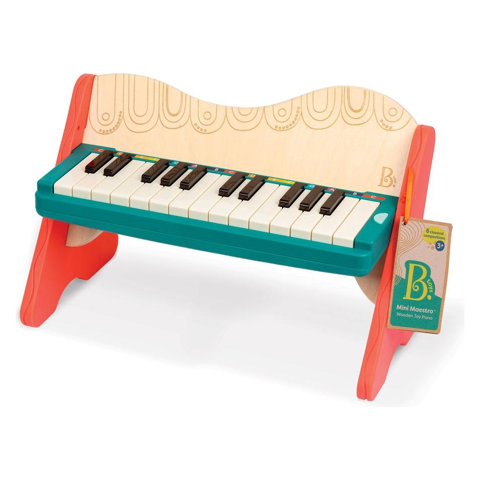 B.toys B. Mini Maestro - Mini-Klavier für Kinder mit 25 Tasten inklusive Notenheft (Englisch) (BX1819Z)