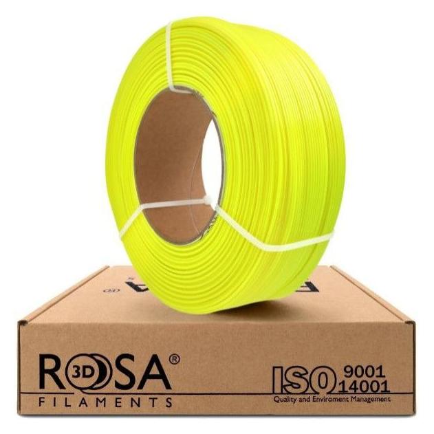 Rosa3D ROSA-PLAST Filament Refill PETG Standard 1,75mm 1kg - Neon Yellow) (PETG, 1000 g, 1.75 mm) (PETG-nYEL-175-1R-ROS)