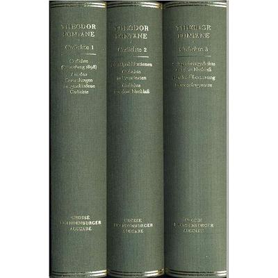 Gedichte, Gebundene Ausgabe von Theodor Fontane, Aufbau, 978-3-351-03103-9