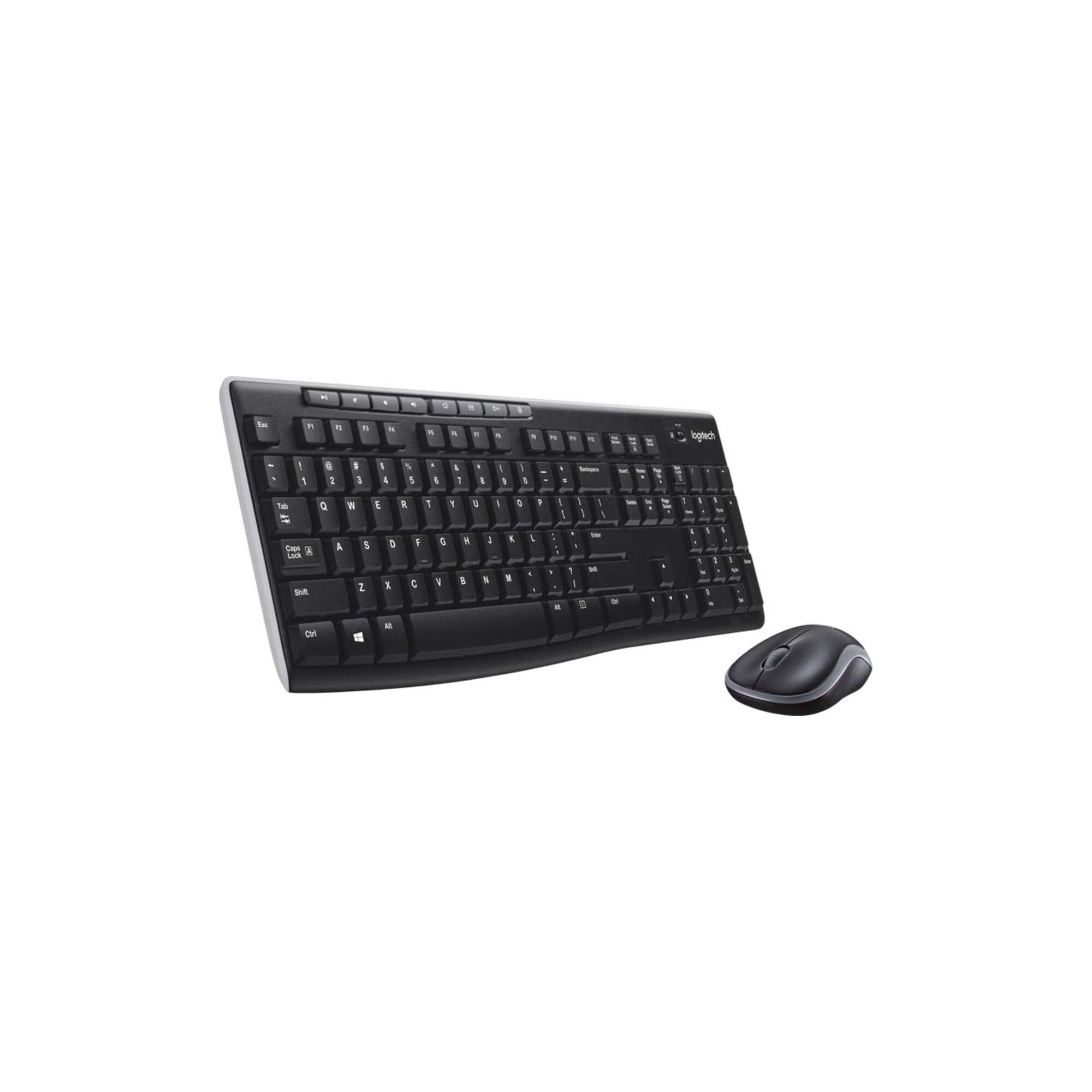 Logitech Tastatur/Maus Set USB,wireless,1000dpi MK270 sw (920-004511)