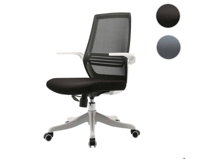 MCW SIHOO Chaise de bureau ergonomique moderne respirante accoudoir relevable noir