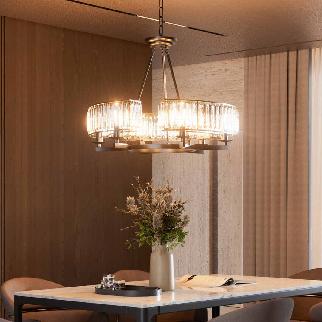 Borough Wharf Chandelier Antique Brass 80cm H X 80cm W X 80cm D