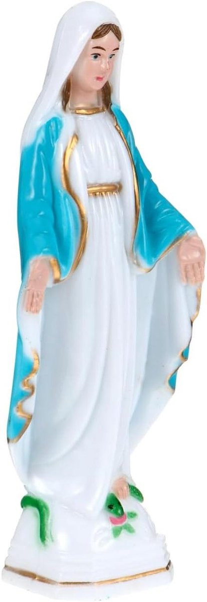 Cosensi Maria Moeder Gods Beeldje - Handgemaakt Katholiek Religieus Sculptuur voor Thuis en Kantoor