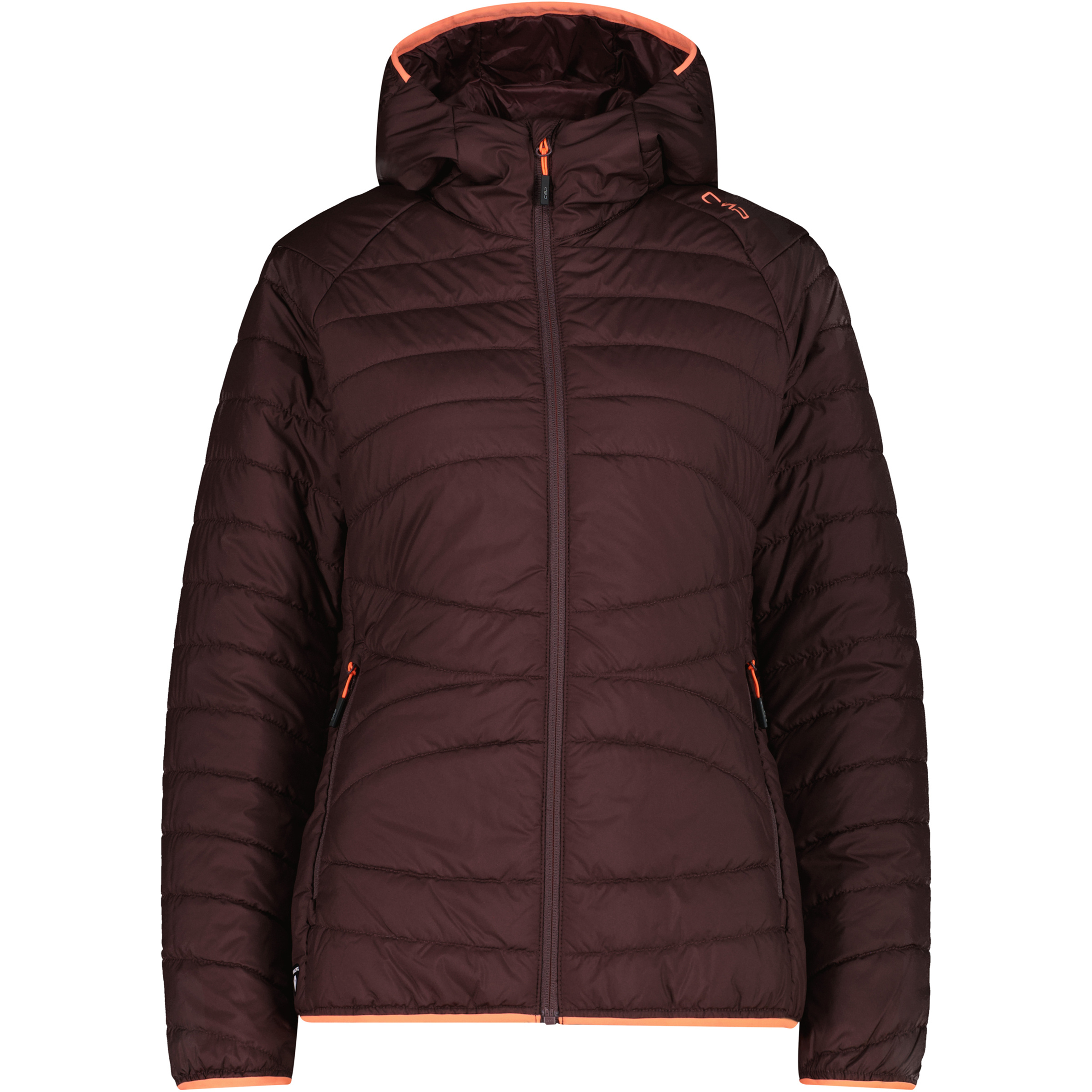 CMP Damen Isolationsjacke rot Größe XXS Trekking Wasserabweisend Primaloft