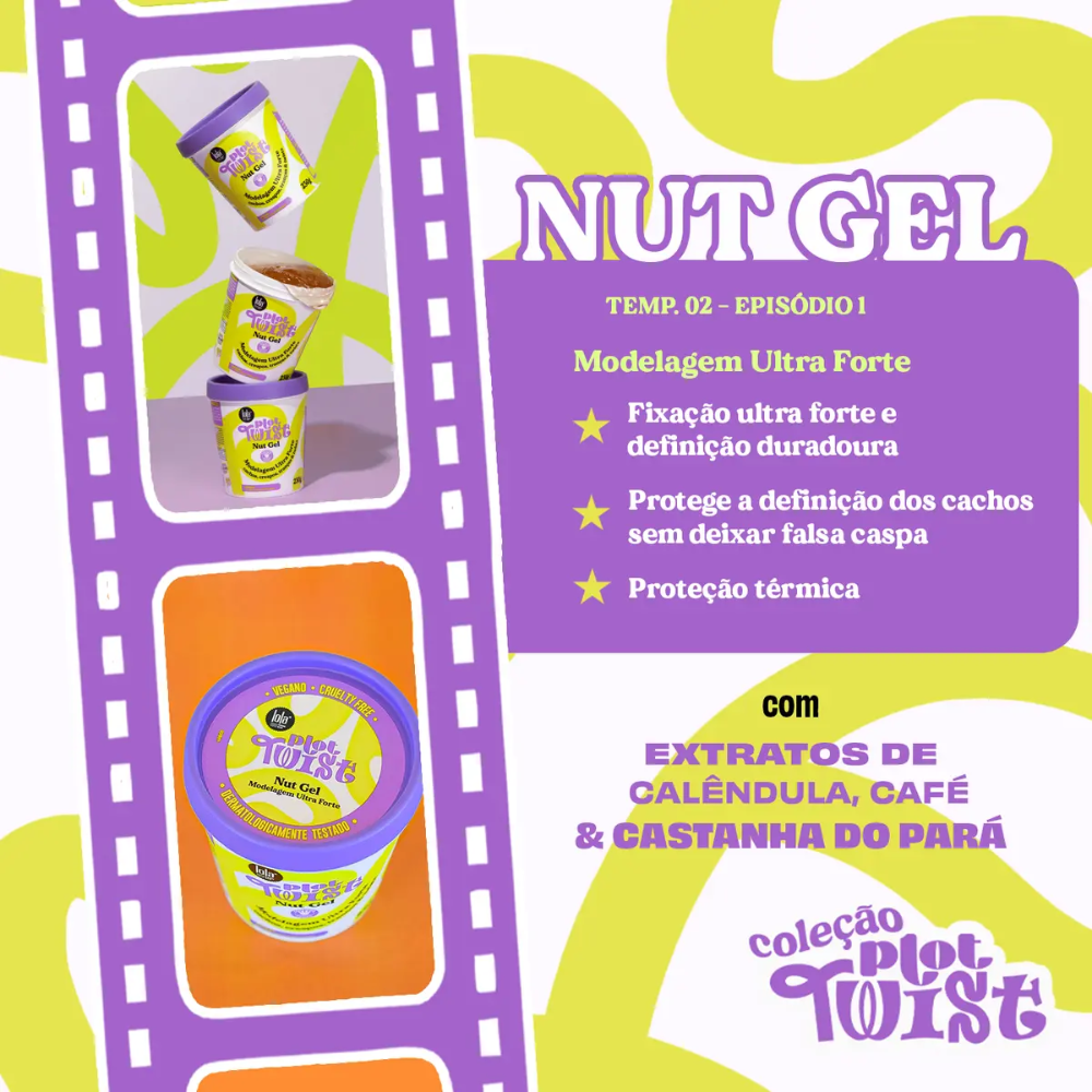 Lola Cosmetics Plot Twist Nut Ultra Strong Hair Gel 230g