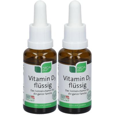 Nicapur Vitamin D3 flüssig 2x 2x25 ml Tropfen