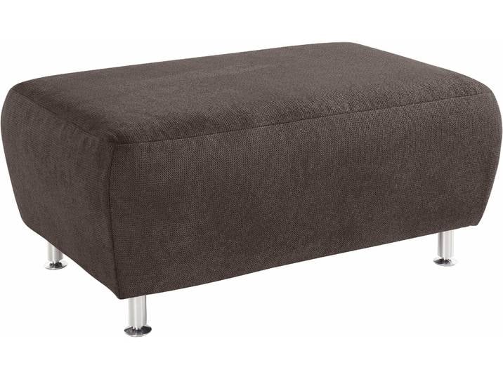 Hocker, 101x45x68 cm, Strukturstoff, Braun (Espresso), Vielseitig & Elegante Füße, Modern, Places of Style