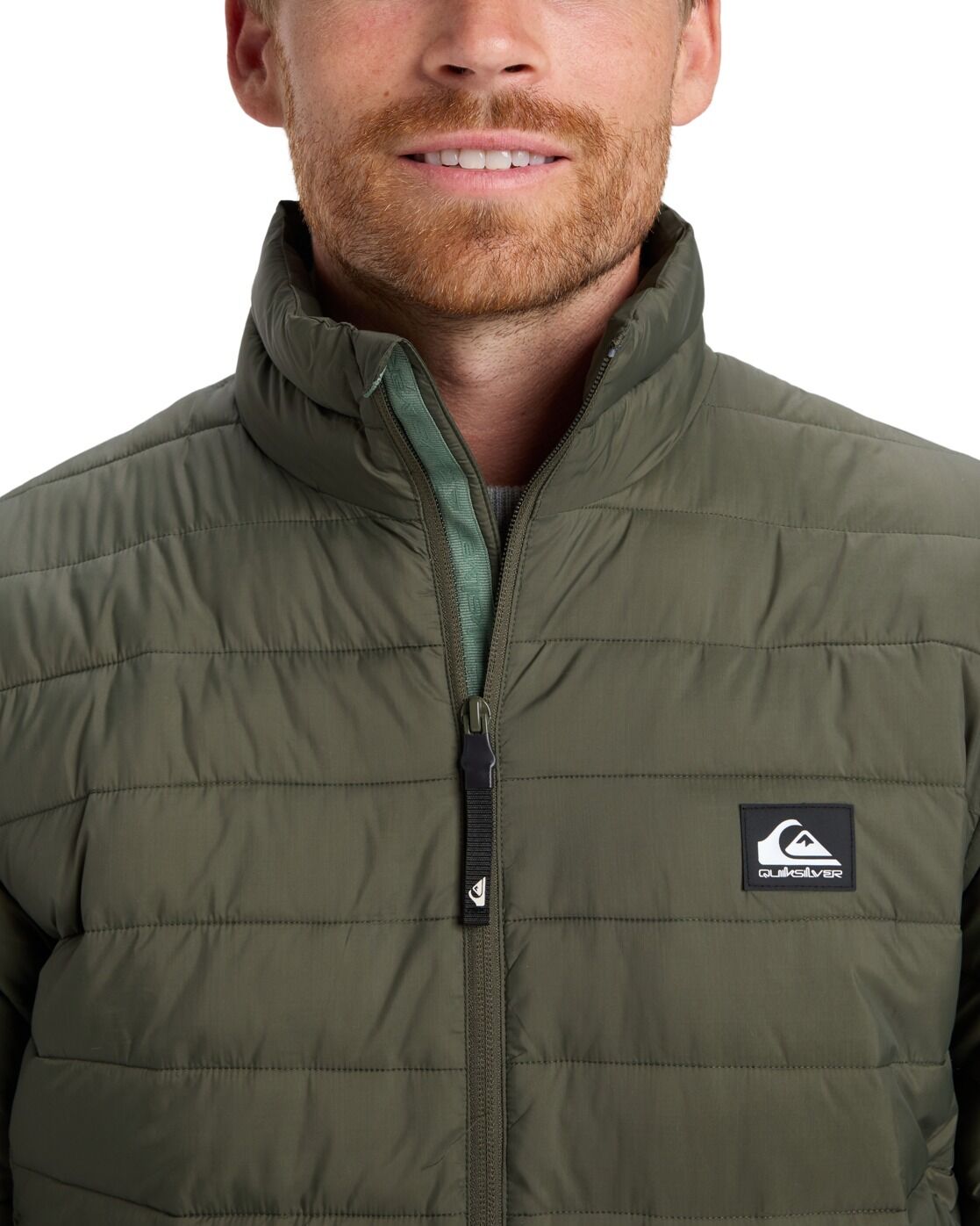 Outdoorjacke QUIKSILVER "Scaly", Herren, Gr. S, grün (grape leaf), Obermaterial: 100% Nylon., Jacken Outdoorjacke grape leaf S