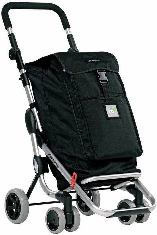 Famanu Einkaufsroller mit thermischem Fach, Aluminiumrahmen, 38L Hauptfach, verstellbare Handgriffe und vier Räder