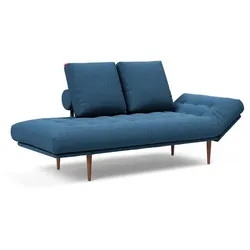 INNOVATION LIVING Schlafsofa Rollo Styletto Stoff Blau Blue