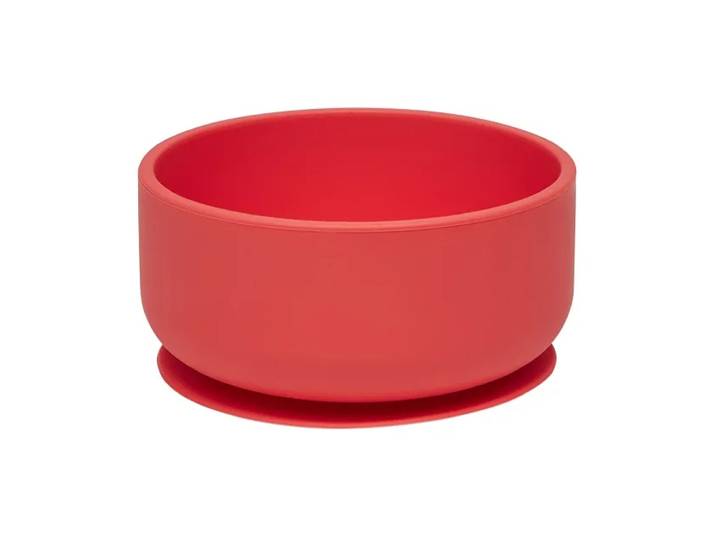OYOY Bol à ventouse Enkei Rouge cerise