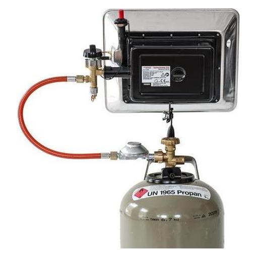 Rothenberger Eco Piezo Gasheizstrahler ( 35985 ) 2,7 kW - 4,2 kW für Propangasflaschen 5 (4200 W) (35985)