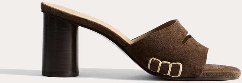 JW Anderson Sandalia de tacón de piel.  (36) Marrón