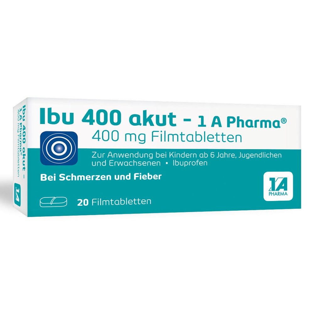 1 A Pharma GmbH Ibu 400 akut - 1 A Pharma® Filmtabletten 02013219