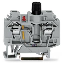 WAGO 282-128/281-413 Sicherungsklemme 13 mm Zugfeder Belegung: L Grau 40 St.