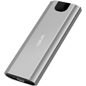 LogiLink Festplattengehäuse UA0439, USB-C /-A 3.1, M.2 NVMe, SSD, für M.2