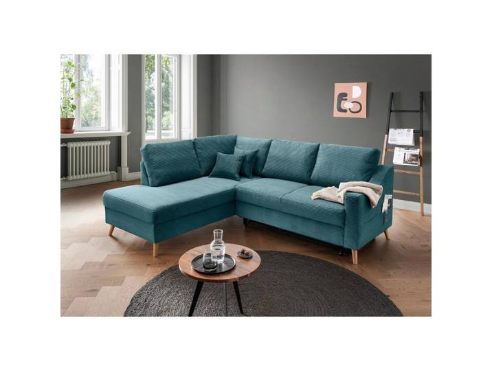 Ecksofa Valentina Petrol S: 200x230 cm