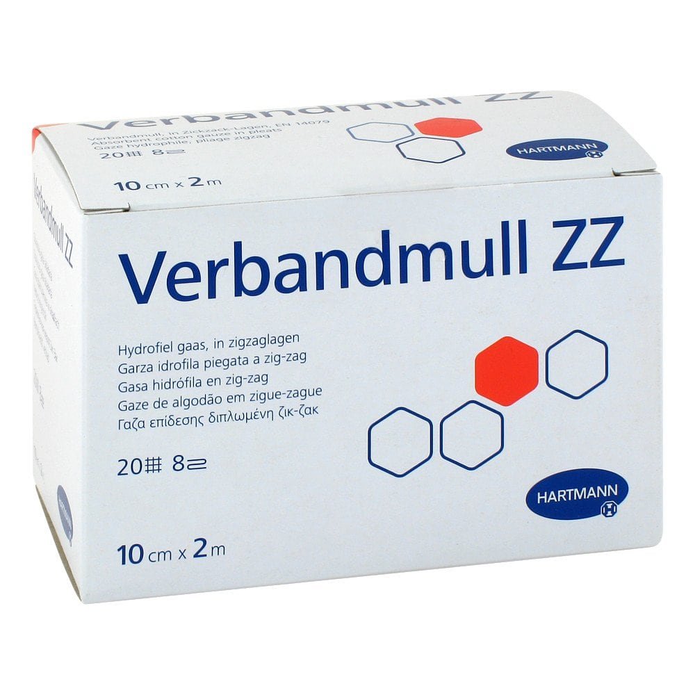 PAUL HARTMANN AG Verbandmull Hartmann 10 cmx2 m zickzack 01083726