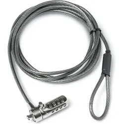 Dicota Security T-Lock, Notebook Security, Schwarz, Silber