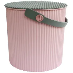 Eimer mit Deckel Omnioutil Hachiman rose rosa, 28.2x26.5x26.7 cm