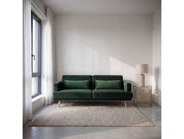 Grünes 3-Sitzer-Klick-Klack-Sofa