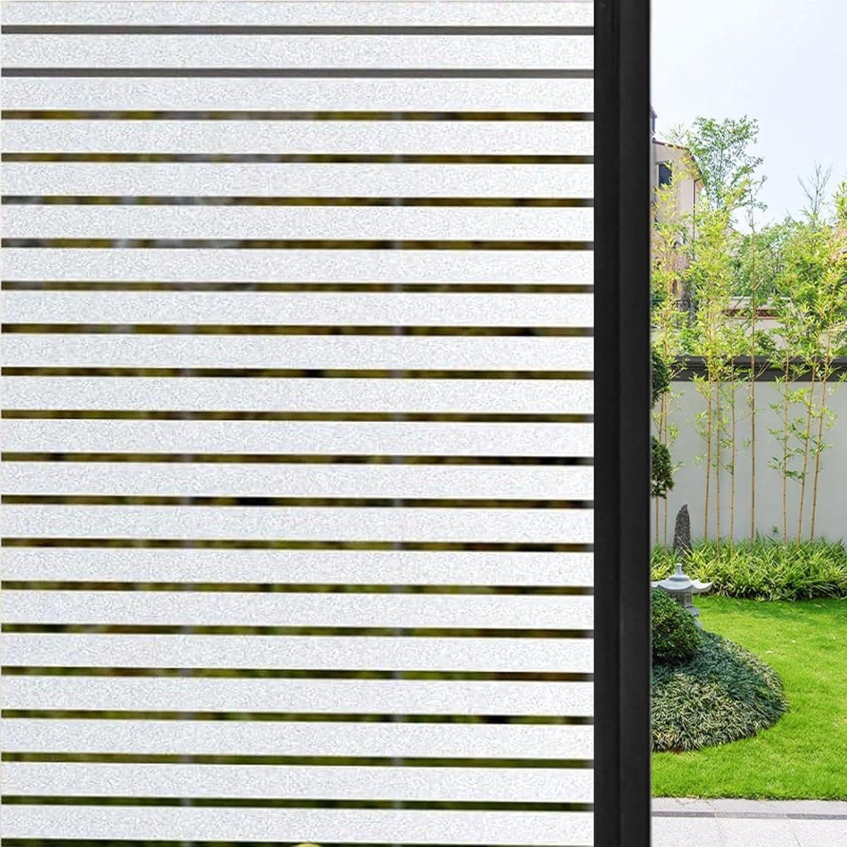 Merkloze Privacy Raamfolie - Statische Zonwering - 45 x 700 cm