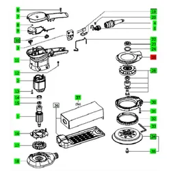 Festool Abdeckung für ES 150 oben