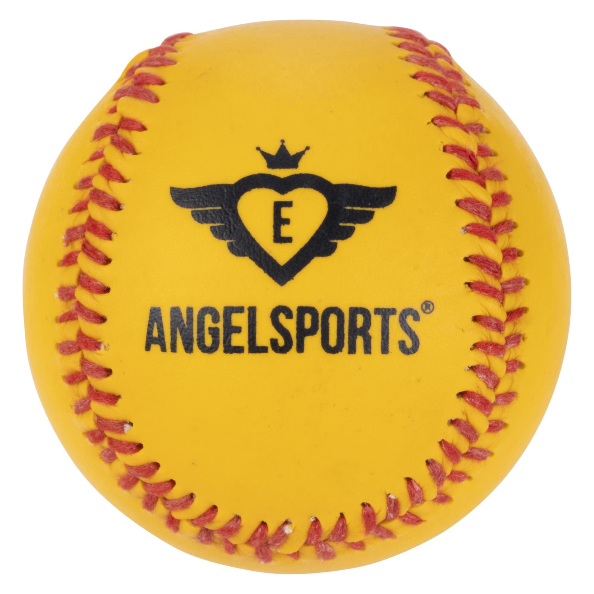 Engelhart Ball 9" im Netz mit Headerkarte - Gelb (081056)