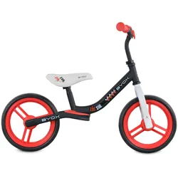 Byox Laufrad Zig-Zag, EVA-Reifen, Sattel einstellbar von 36 - 45 cm ab 12 Monate dunkelrot