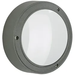 Albert LED Wand-/Deckenleuchte Typ Nr. 6337, 1x LED 10W, 900lm, 3000K, anthrazit, anthrazit, opal dimmbar ALB-626337