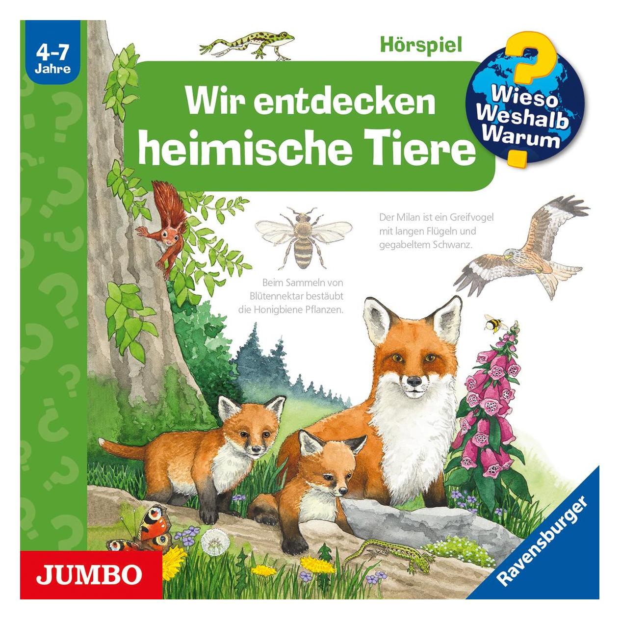 Jumbo CD WiesoWeshalbWarum - Wir entdecken heimische Tiere (33774534)