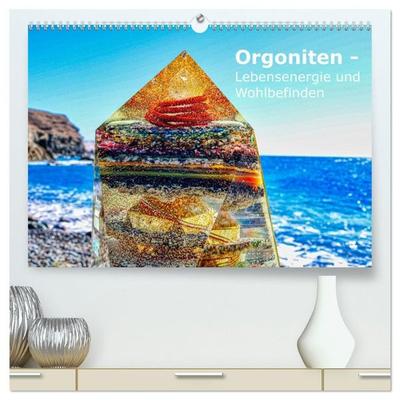 Orgoniten - Lebensenergie und Wohlbefinden (hochwertiger Premium Wandkalender 2027 DIN A2 quer), Kunstdruck in Hochglanz