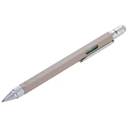 TROIKA® Kugelschreiber CONSTRUCTION grau 1.0 mm Schreibfarbe: schwarz