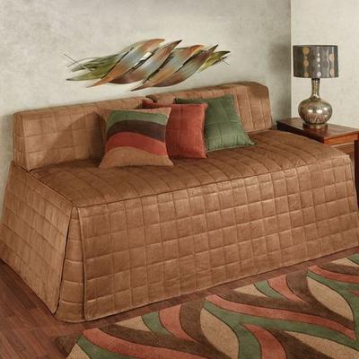 Touch of Class Camden Hollywood Daybed Cover Camel, Extra Long Daybed, Camel