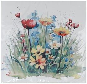 IH Casa Decor 20 Pack Luncheon 3 Ply Napkin Spring Blooms - Set of 6