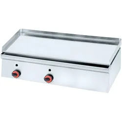 EURAST - Platte-frytop cd 12 mm gas glatte arbeitsplatte - 1000x450x240 mm - 17,5 Kw - 44450M10