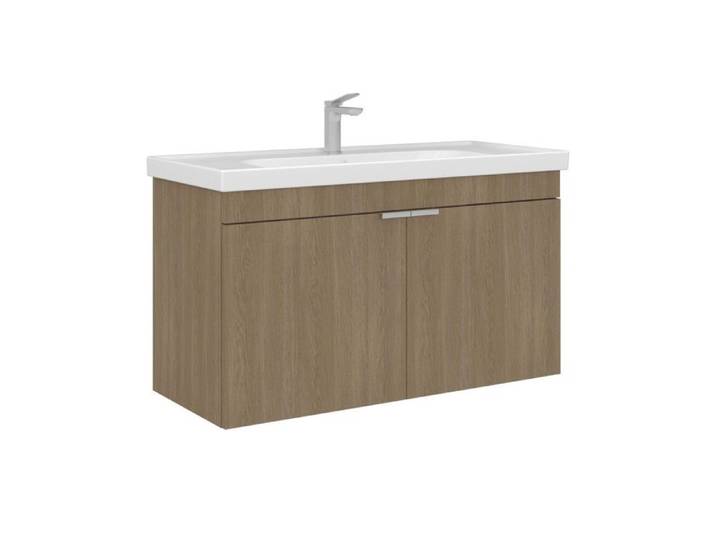 Meuble Vasque  Desna 100  - 100 x 45 x 58 cm - Sonomo Oak