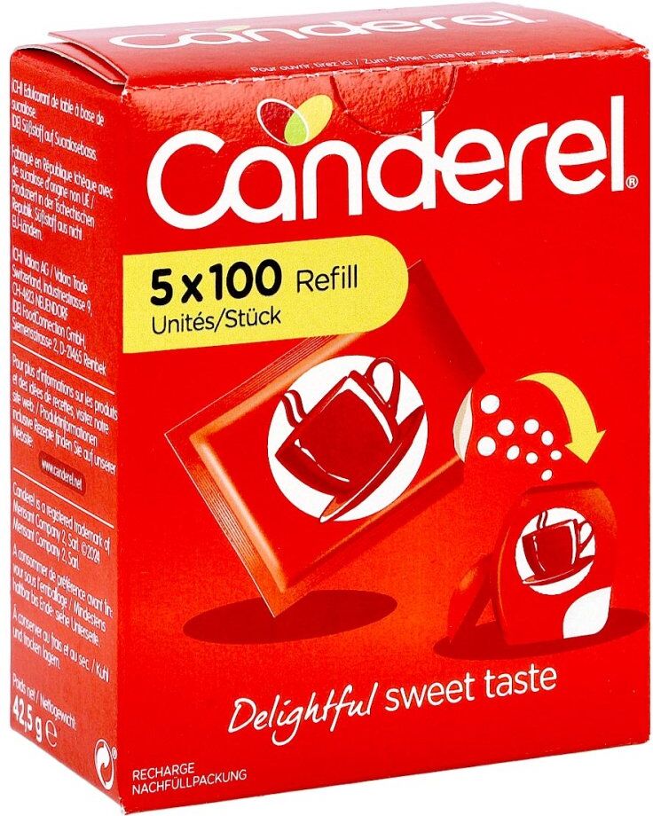 Canderel Nachfüllpackung Stückchen 500stk