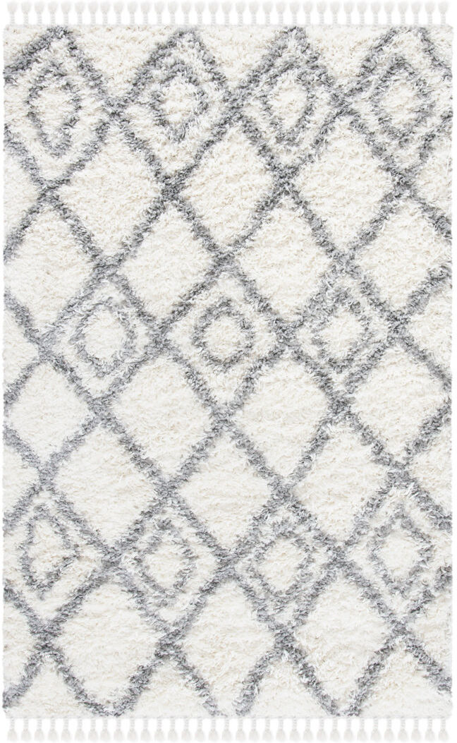 Mistana Ried Rectangle Geometric Hand Hooked Area Rug Rectangle 91 x 152 cm