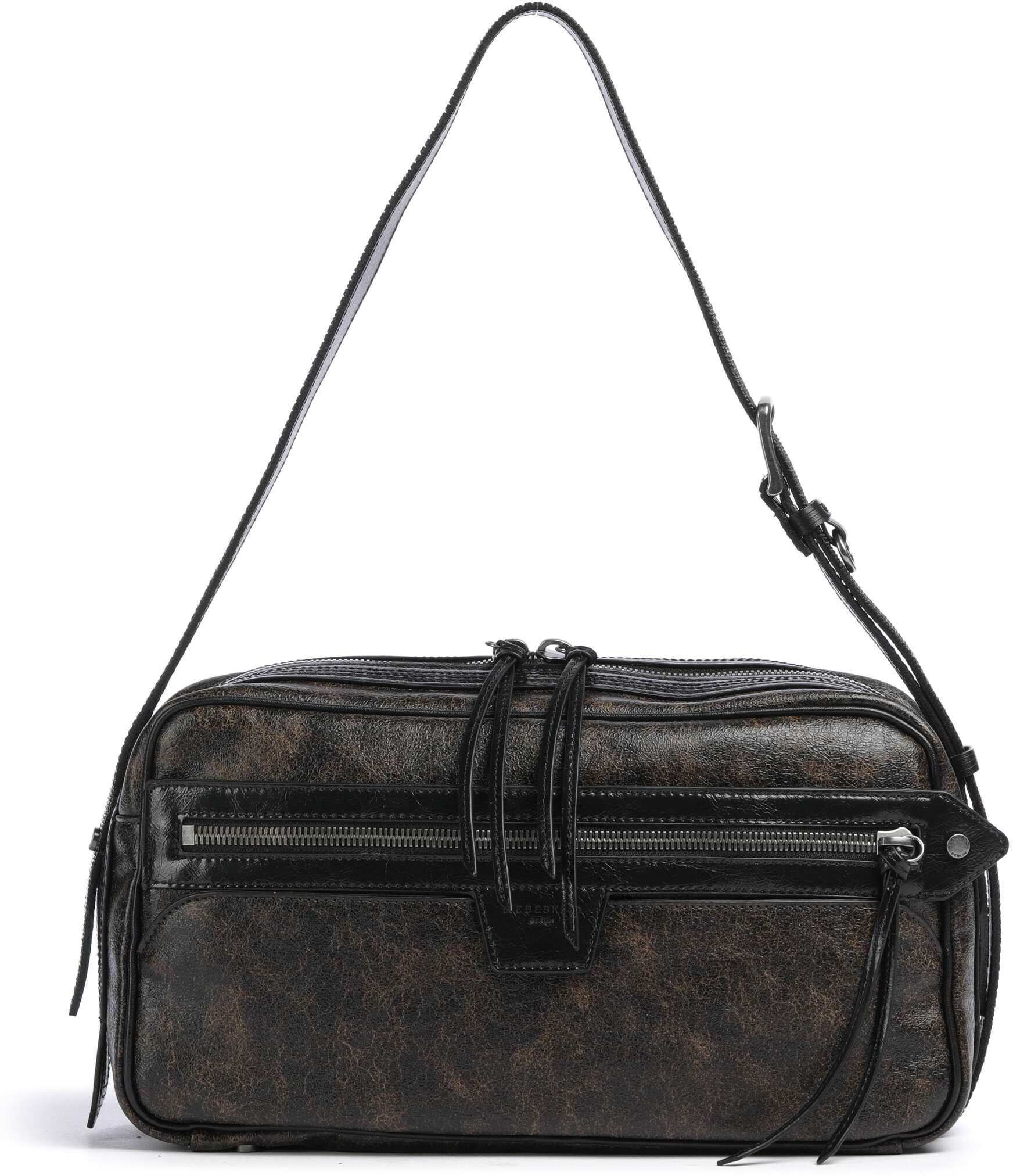 Liebeskind Juno Vintage PU M Schultertasche aus Leder, braun