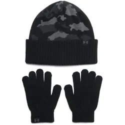 UNDER ARMOUR Mütze und Handschuhe Set Kinder 001 - black/black