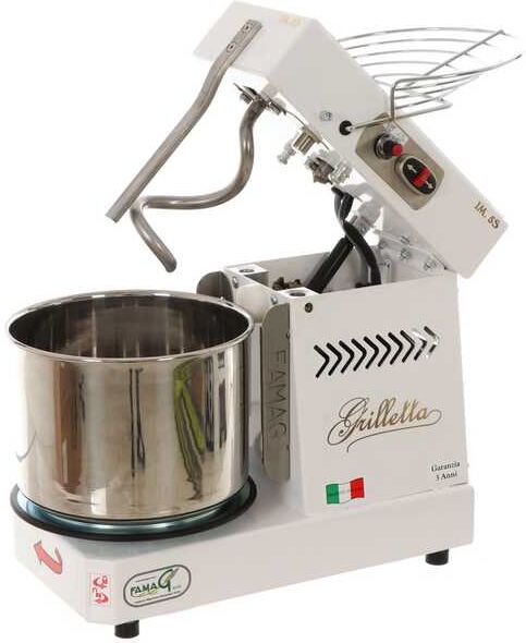 Famag Grilletta IM 5S/230 10 Geschwindigkeiten HH - Spiralkneter 5 kg hohe Hydration mit kippbarem Kopf