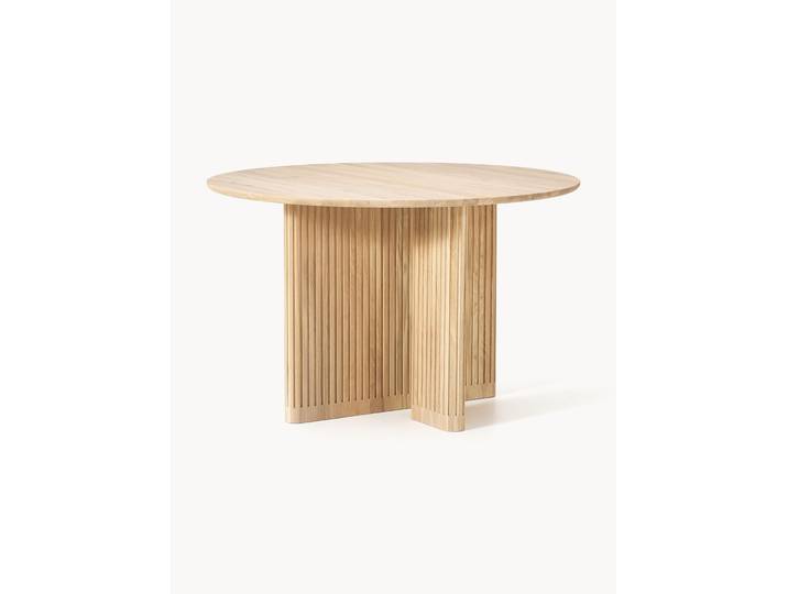 Runder Esstisch Jolka aus Eichenholz, Ø 120 cm