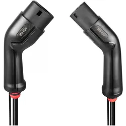 Lindy, Elektroauto Ladekabel, Typ 2 an Typ 2 Autoladekabel 11kW 16A, 5m (Typ 2, 11 kW, 16 A, 5 m)