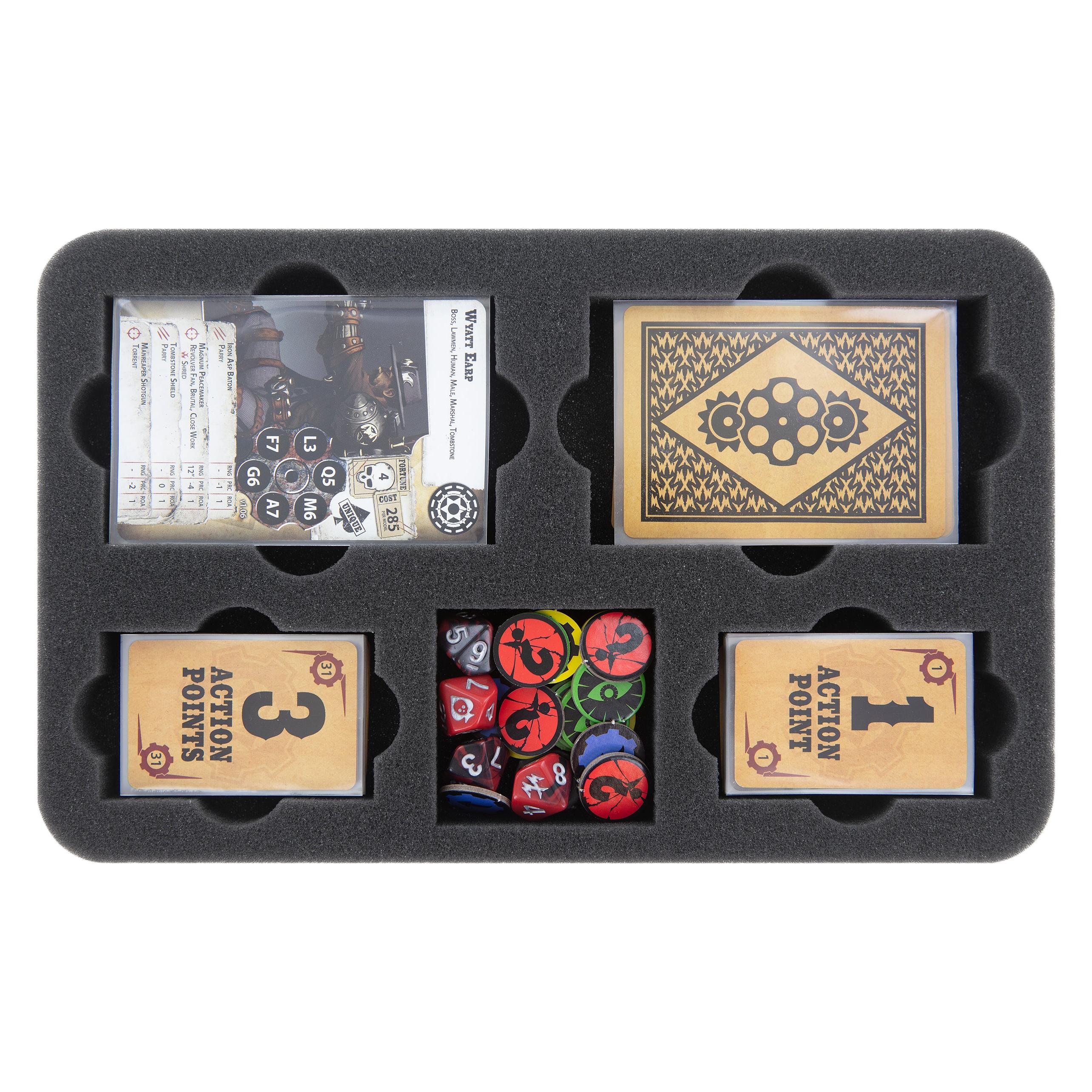 Feldherr HS030A006 - Schaumstoffeinlage für Wild West Exodus - Karten und Token (Schaumstoff) (HS030A006)