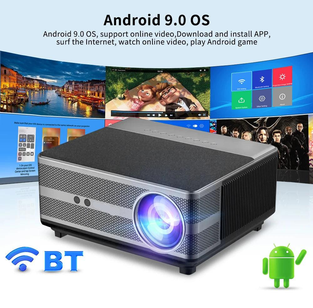 Selius Mini Beamer Projector - Draagbare Digitale Projector met 1080P en 4K Full HD en Auto Focus